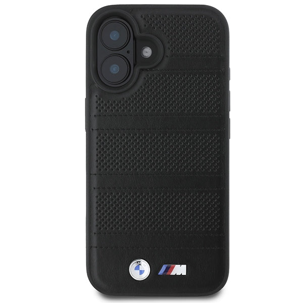 BMW M Perforated And Stitched Line MagSafe case for iPhone 16 - black