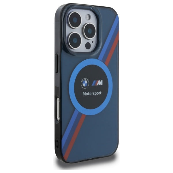 BMW Motosport IML Circle MagSafe case for iPhone 16 Pro - navy blue