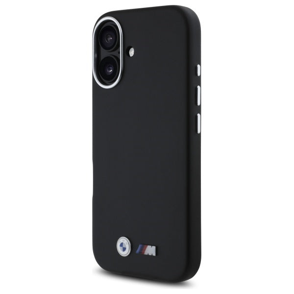 BMW M Smooth Full Wrapped Metal MagSafe iPhone 16 Case - Black