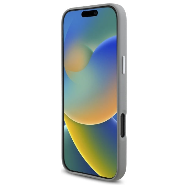 BMW Sign Full Wrapped Metal MagSafe Case for iPhone 16 Pro Max - Gray