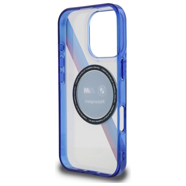 BMW BMHMP16X23HTPUT iPhone 16 Pro Max 6.9" transparent hardcase Motosport IML Circle MagSafe