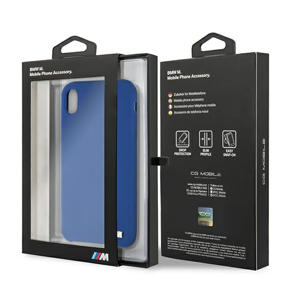 BMW Silicone M Collection iPhone Xr Case - Blue