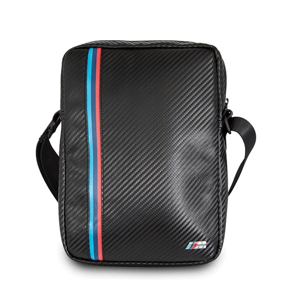 BMW Carbon / Tricolor Stripe 8" Tablet Bag - Black