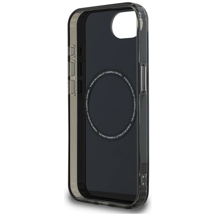 BMW IML Metal White Circle MagSafe iPhone 16e Case - Black