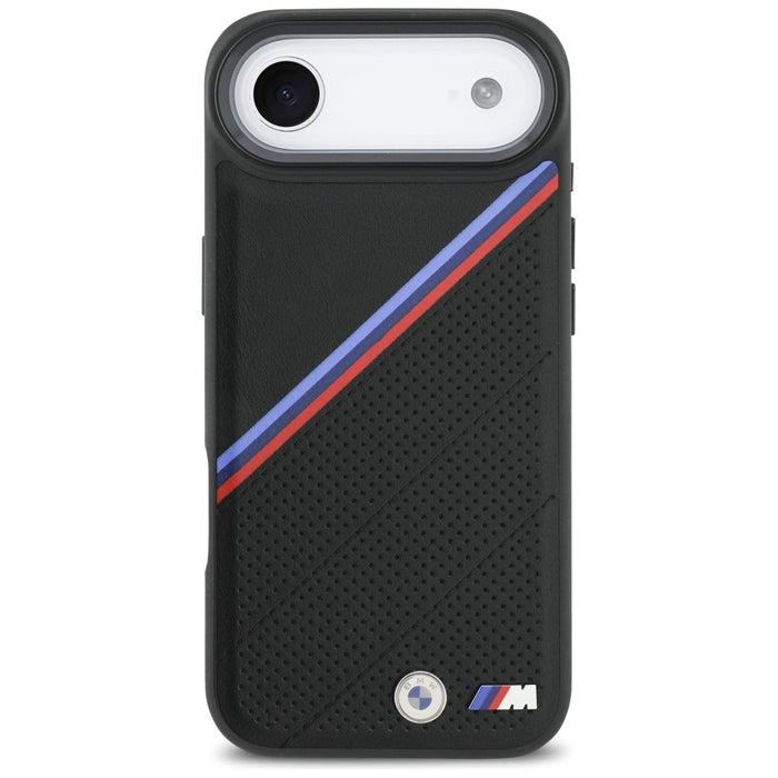 BMW M Tricolor Metal Logo MagSafe Case for iPhone 17 Air - Black