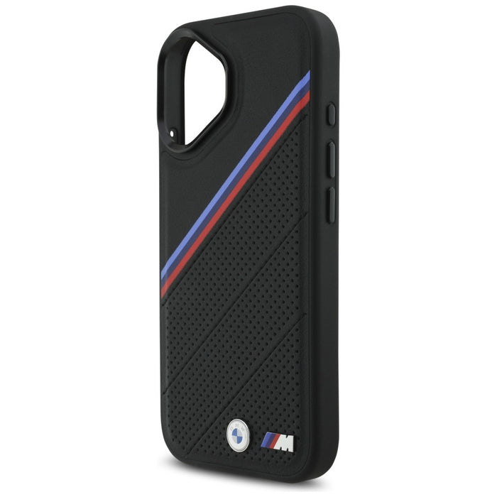 BMW M Tricolor Metal Logo MagSafe Case for iPhone 17 - Black