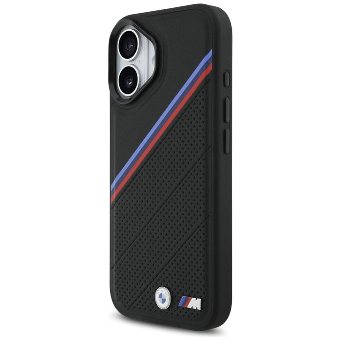 BMW M Tricolor Metal Logo MagSafe Case for iPhone 17 - Black