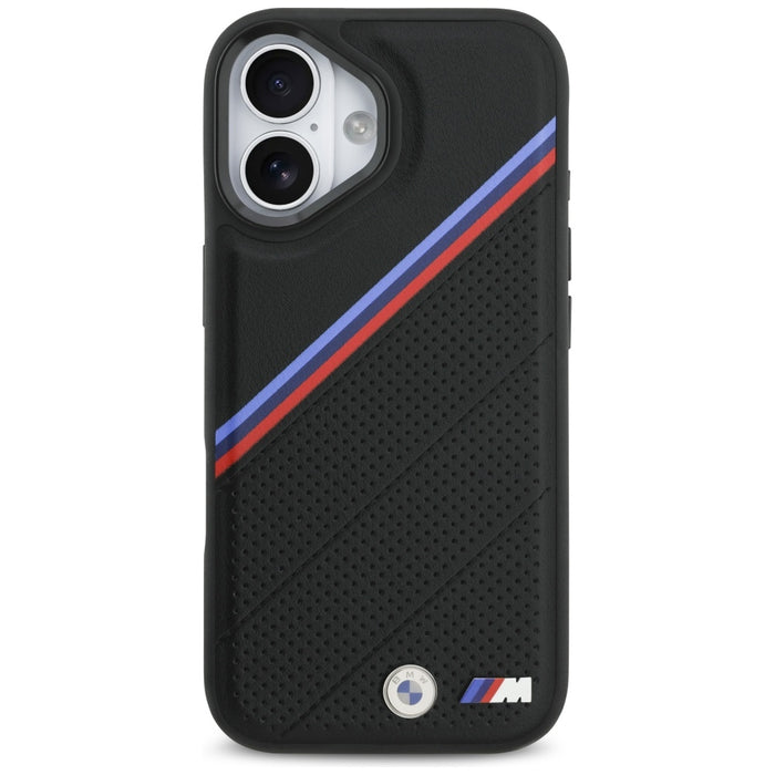 BMW M Tricolor Metal Logo MagSafe Case for iPhone 17 - Black