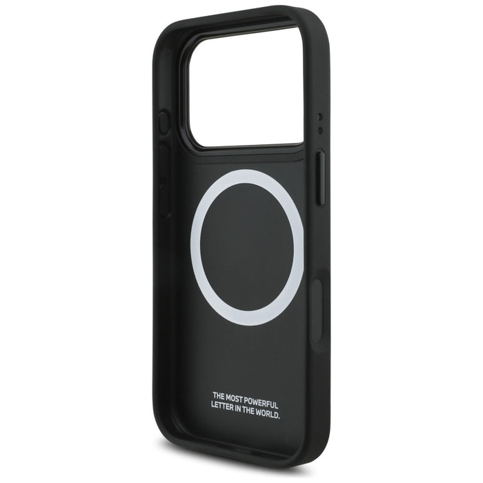 BMW M Perforated Stripe Logo MagSafe Case for iPhone 17 Pro - Gray