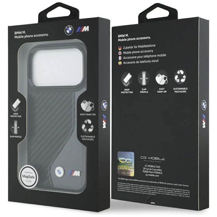 BMW M Carbon Logo MagSafe case for iPhone 17 Pro - graphite