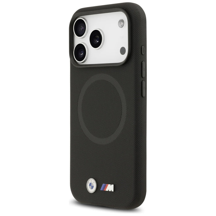 BMW M FW Metal Logo MagSafe Case for iPhone 17 Pro Max - Black