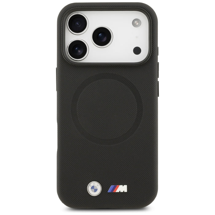 BMW M FW Metal Logo MagSafe Case for iPhone 17 Pro Max - Black