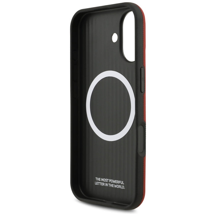 BMW M FW Metal Logo MagSafe Case for iPhone 17 - Red