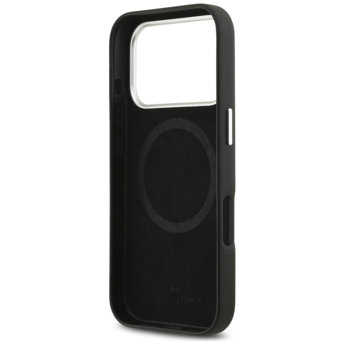 BMW Sign Full Wrapped Metal MagSafe Case for iPhone 17 Pro - Black