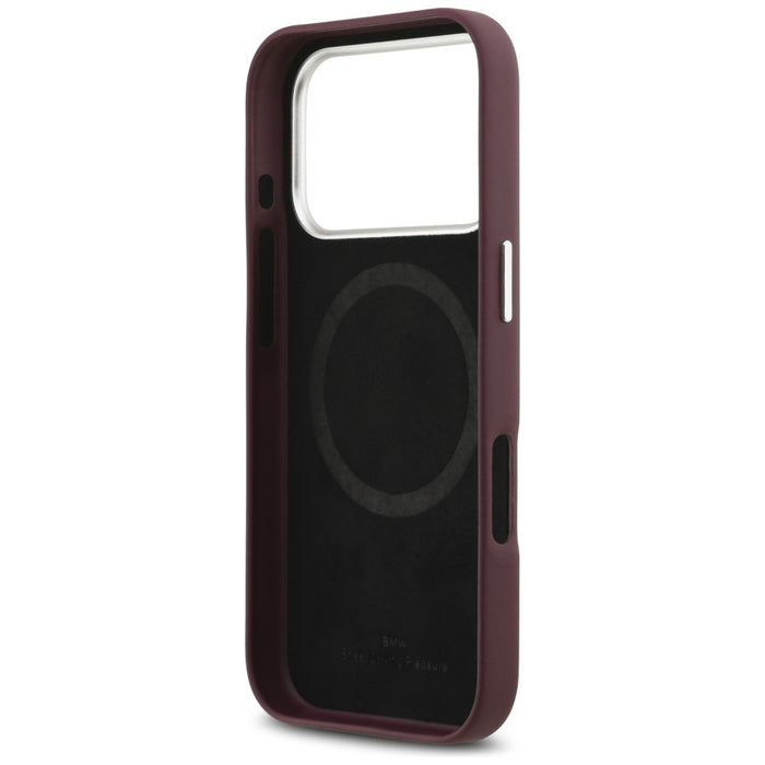 BMW Sign Full Wrapped Metal MagSafe Case for iPhone 17 Pro - Red
