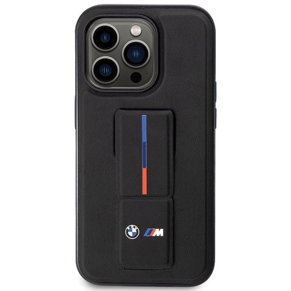 BMW Grip Stand Hot Stamp iPhone 14 Pro Case - Black