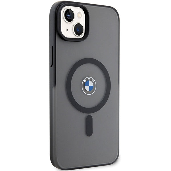 BMW Signature MagSafe Case for iPhone 14 Plus/15 Plus - Black