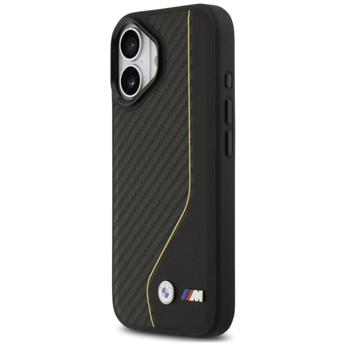 BMW M Carbon Line &amp; Logo MagSafe Case for iPhone 17 - Yellow