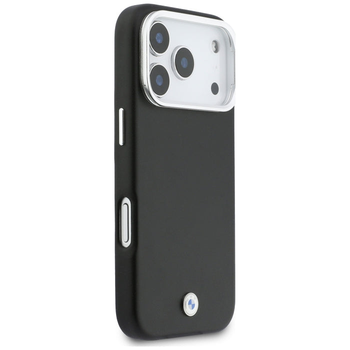 BMW M Sign Metal Logo MagSafe Case for iPhone 17 Pro - Black