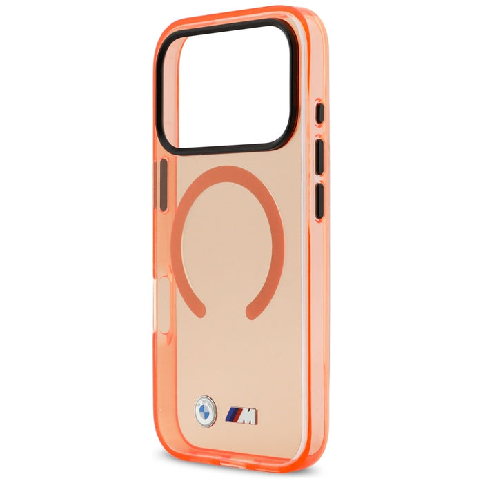 BMW M IML Metal Logos MagSafe Case for iPhone 17 Pro - Pro Orange