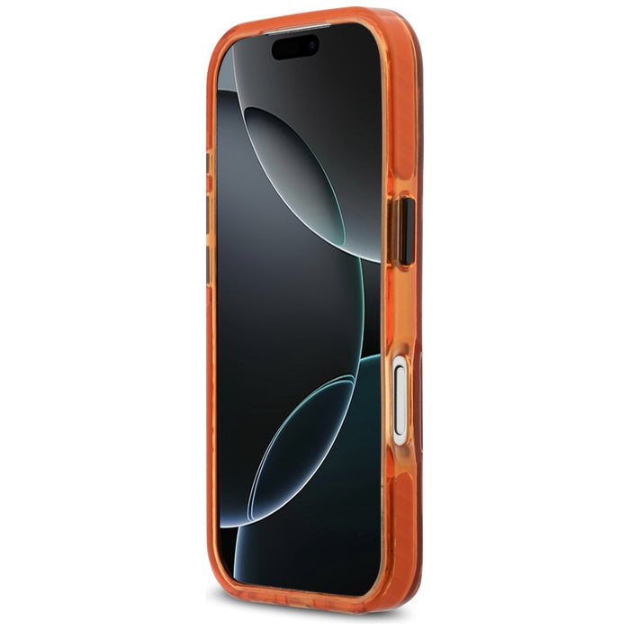 BMW M IML Shockproof Metal Logos MagSafe Case for iPhone 17 Pro - Pro Orange