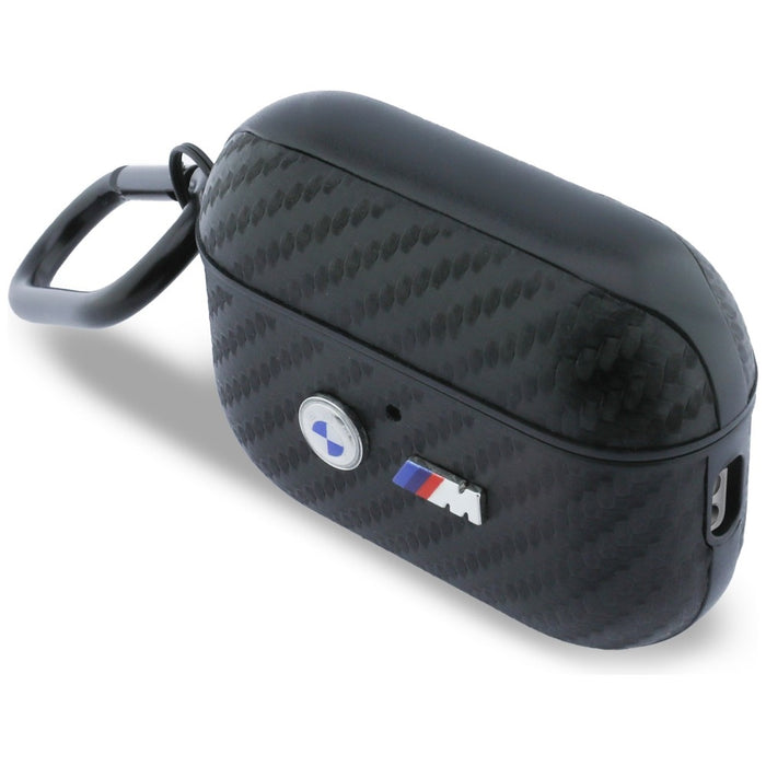 BMW Carbon Metal Logo Case for AirPods Pro 3 - Black