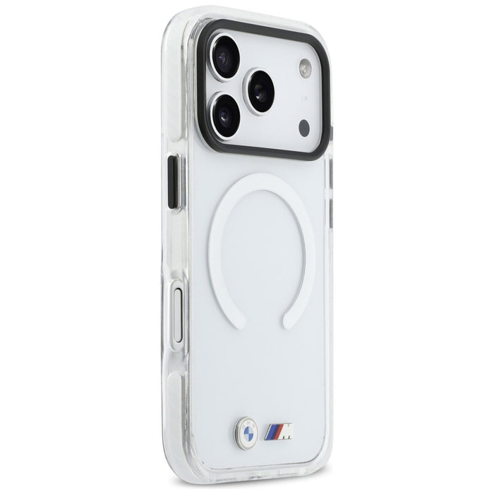 BMW M IML Shockproof Metal Logos MagSafe Case for iPhone 17 Pro - Clear