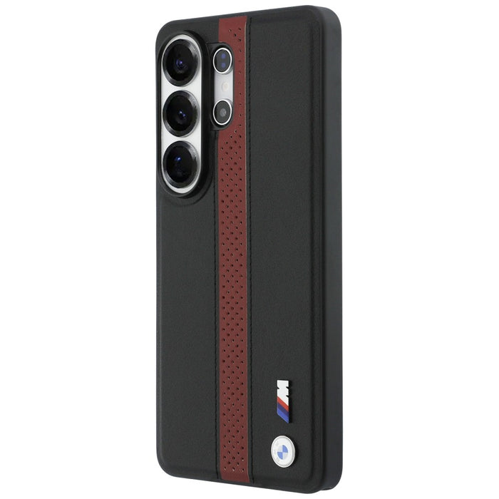 BMW Perforated Stripe Logo MagSafe Case for Samsung Galaxy S26 Ultra - Red