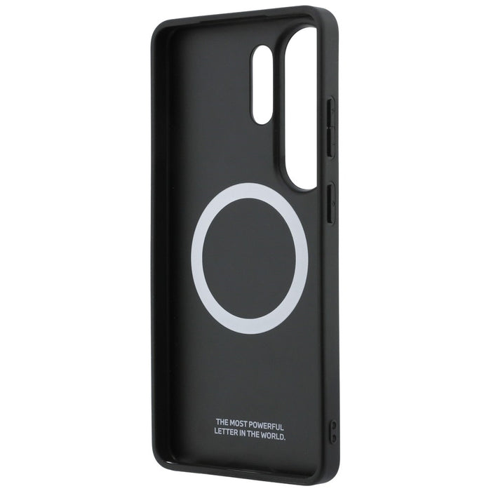 BMW Perforated Stripe Logo MagSafe Case for Samsung Galaxy S26 Ultra - Gray