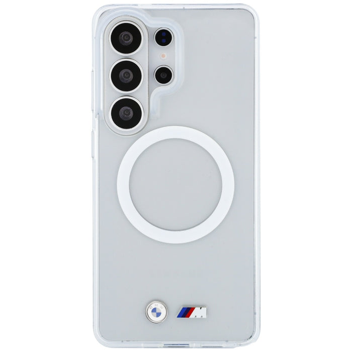 BMW IML Shockproof Metal Logo MagSafe Case for Samsung Galaxy S26 Ultra - Transparent