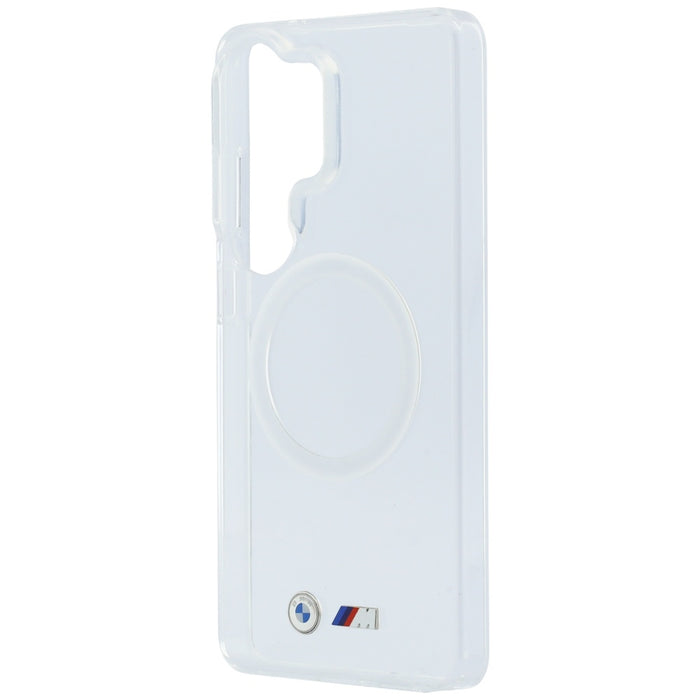 BMW IML Shockproof Metal Logo MagSafe Case for Samsung Galaxy S26 Ultra - Transparent