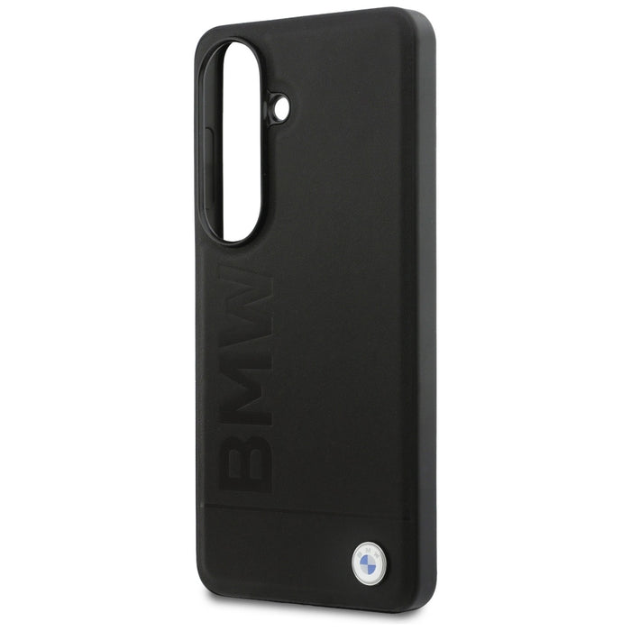 BMW Leather Hot Stamp MagSafe Case for Samsung Galaxy S26 - Black