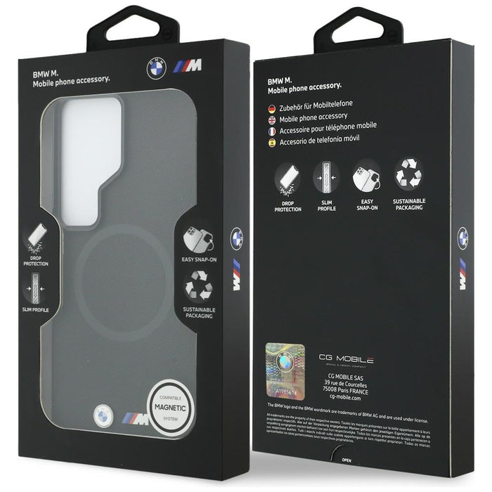 BMW M Metal Logo MagSafe Case for Samsung Galaxy S26 Ultra - Black
