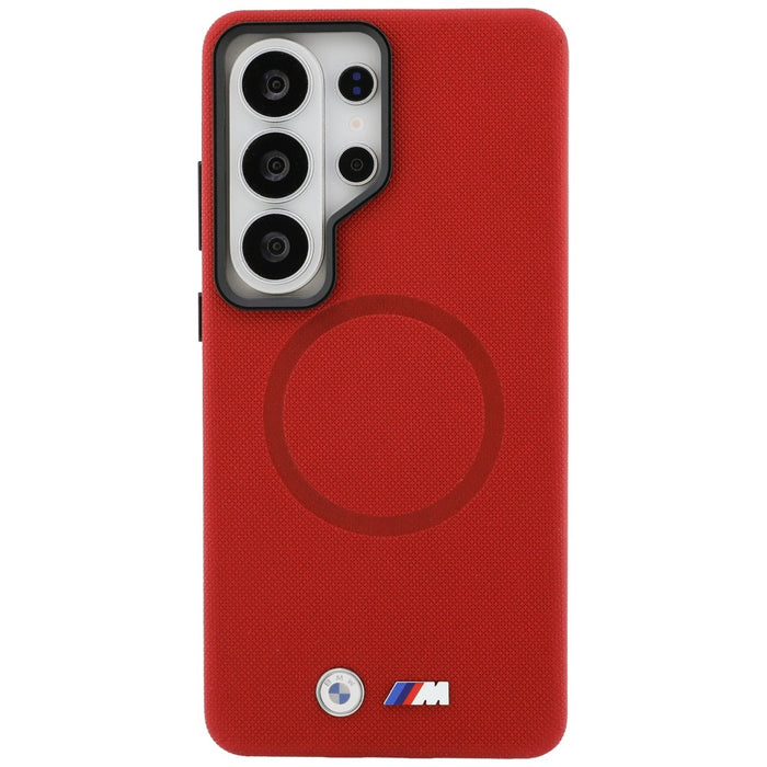 BMW M Metal Logo MagSafe Case for Samsung Galaxy S26 Ultra - Red
