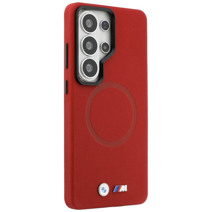 BMW M Metal Logo MagSafe Case for Samsung Galaxy S26 Ultra - Red