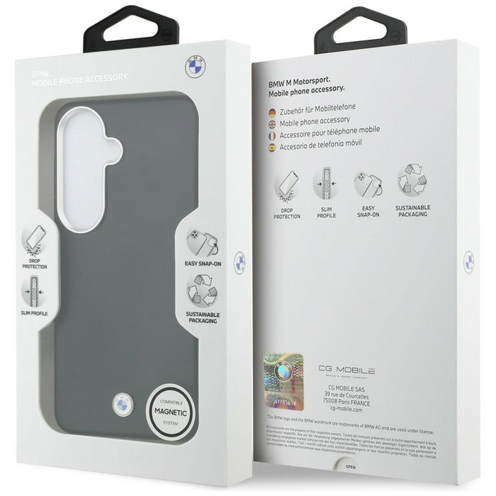 BMW Sign Metal Logo MagSafe Case for Samsung Galaxy S26 - Black