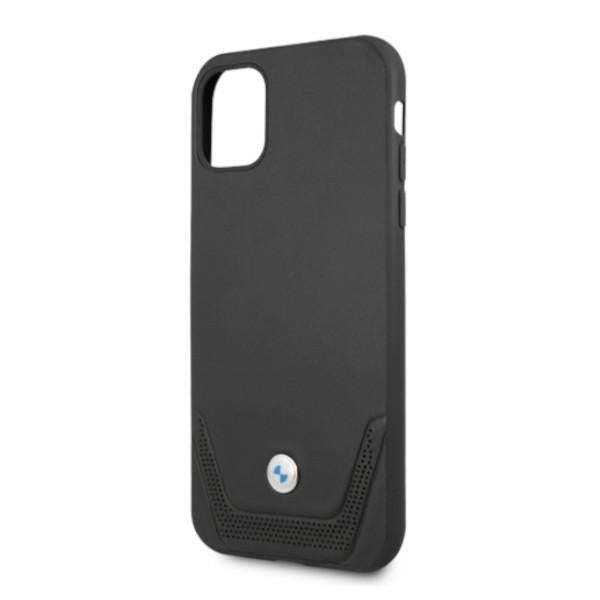 BMW Leather Perforate Case for iPhone 11 / Xr - Black