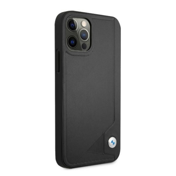 BMW Leather Deboss Case for iPhone 12 Pro Max - Black