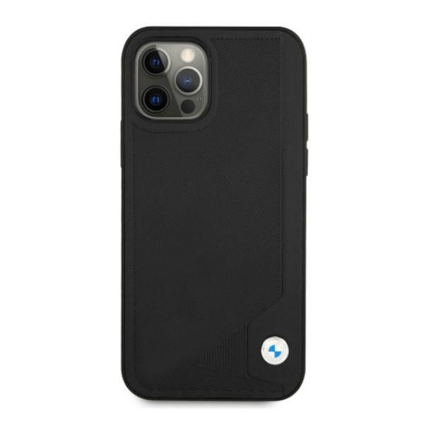 BMW Leather Deboss Case for iPhone 12 Pro Max - Black