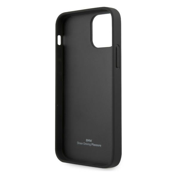 BMW Leather Perforate Case for iPhone 12 Pro Max - Black