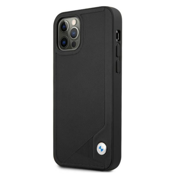 BMW Leather Deboss Case for iPhone 12 / iPhone 12 Pro - Black