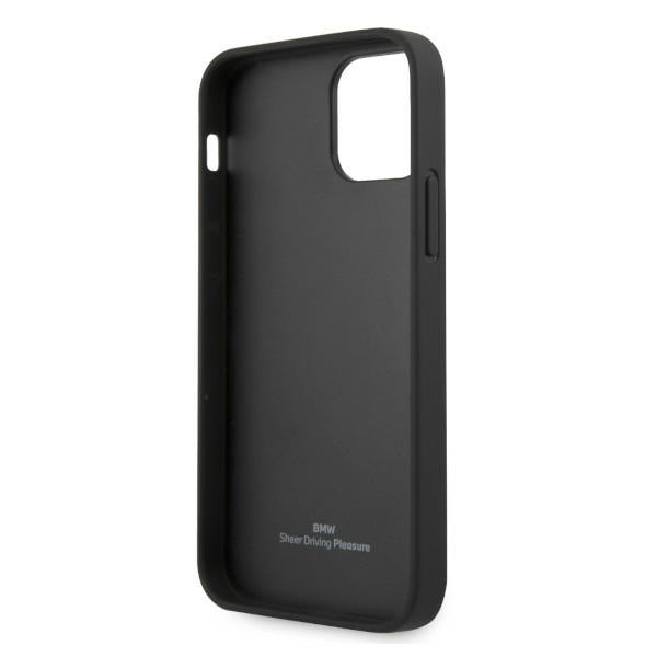 BMW Leather Curve Perforate Case for iPhone 12 / iPhone 12 Pro - Red