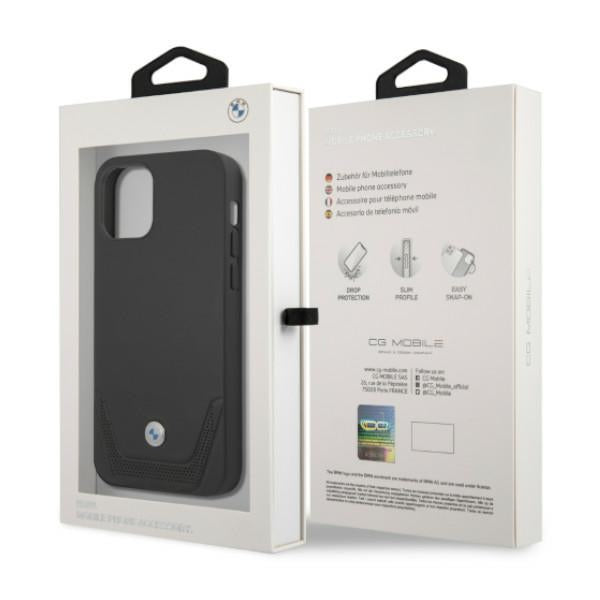 BMW Leather Perforate Case for iPhone 12 / iPhone 12 Pro - Black
