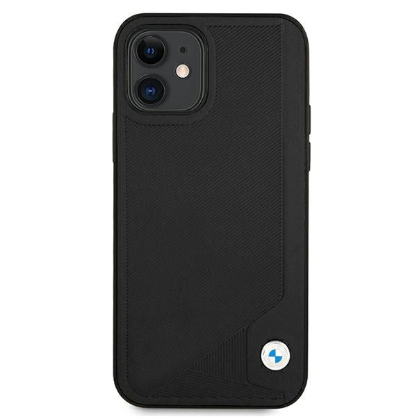 BMW Leather Deboss case for iPhone 12 mini - black