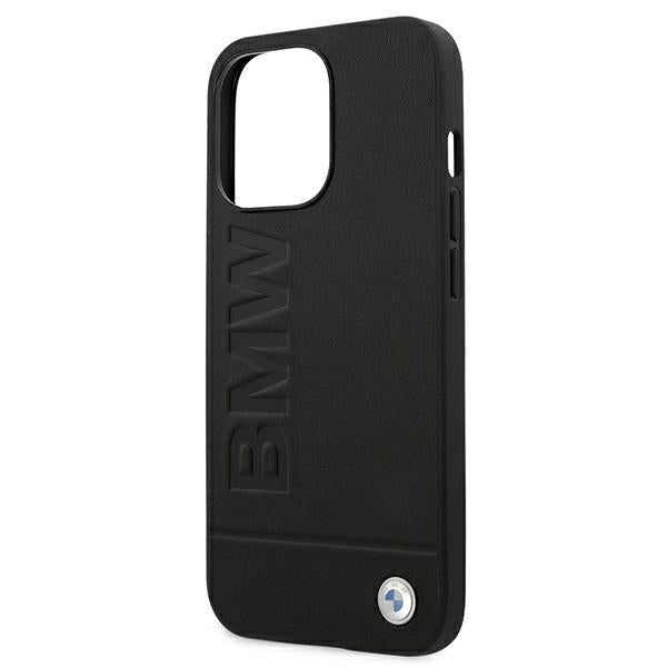 BMW Signature Logo Imprint Case for iPhone 13 Pro Max - Black