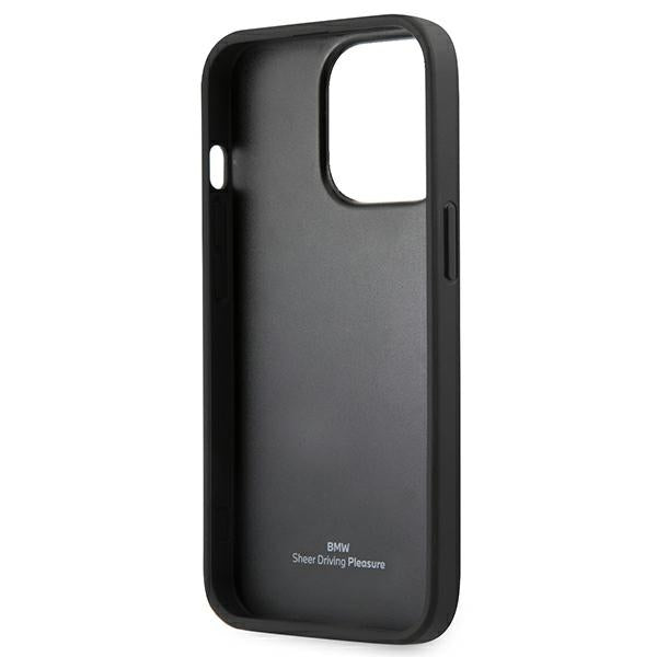 BMW Signature Logo Imprint Case for iPhone 13 Pro Max - Black