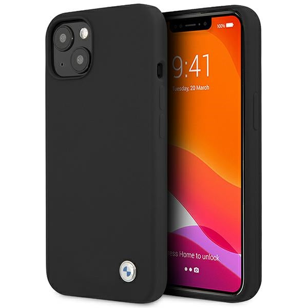BMW Silicone Signature Case for iPhone 13 mini - Black