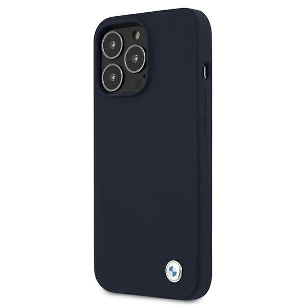 BMW Silicone Signature Case for iPhone 13 Pro Max 6.7" - Navy Blue