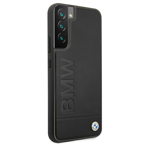 BMW Signature Logo Imprint Case for Samsung Galaxy S22+ - Black