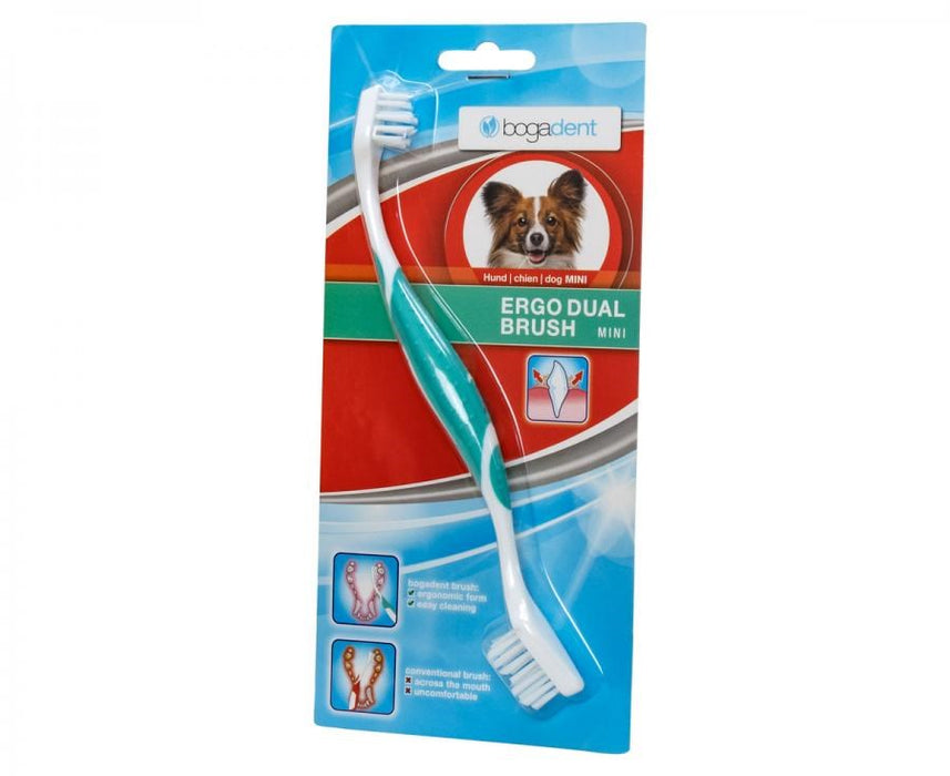 BOGAR Bogadent® Ergo dual brush Mini - double-sided toothbrush for dogs